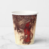 Gobelets En Papier Santa Claus Arthur Rackham (Verso)