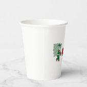 Gobelets En Papier Santa Claus avec Noël Boire du café bénédiction (Droite)