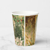 Gobelets En Papier Santa Claus Noël Antiquité Belle Art (Droite)