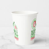 Gobelets En Papier Santa Clause Pôle Nord Chocolat chaud (Droite)