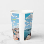 Gobelets En Papier Santorin, Grèce Beach House (Gauche)