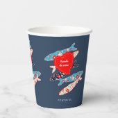 Gobelets En Papier Sardines portugaises (Verso)