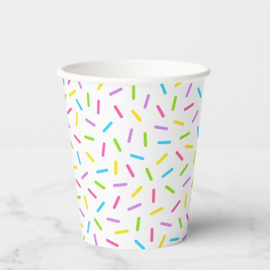 Gobelets En Papier Saupoudrer les tasses de papier de traitement sucr (Recto)