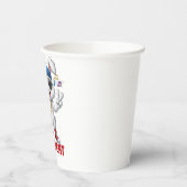 Gobelets En Papier Sauter au rythme (Gauche)