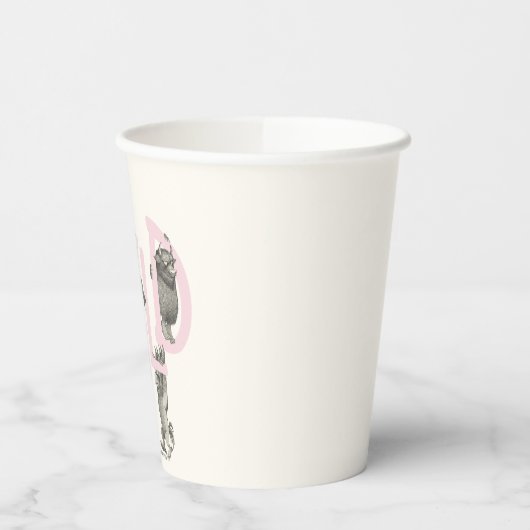 Gobelets En Papier SAUVAGE | Wild Things et Max - Rose (Gauche)