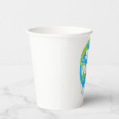 Gobelets En Papier Sauvez Le Jour des terres Planète (Droite)