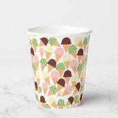 Gobelets En Papier Saveurs de glace (Verso)