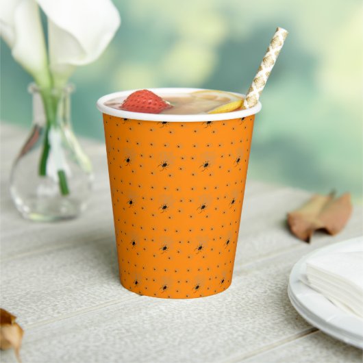 Gobelets En Papier Scandale Halloween Spider design Paper Cup (Insitu)