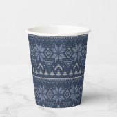 Gobelets En Papier Scandinave, tasse de papier tricot (Gauche)