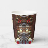 Gobelets En Papier Scène de Noël de Snowman (Droite)