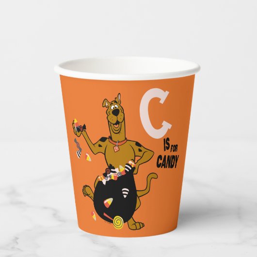Gobelets En Papier Scooby-Doo | C est pour Candy (Recto)