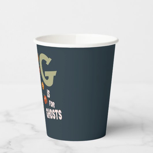 Gobelets En Papier Scooby-Doo | G est pour Ghosts (Gauche)