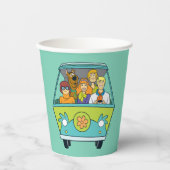 Gobelets En Papier Scooby-Doo & Gang Mystery Machine (Recto)