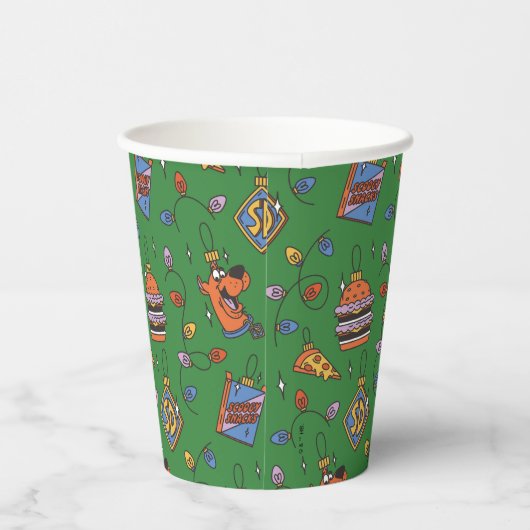 Gobelets En Papier Scooby-Doo Holiday Snack Lights Pattern (Droite)