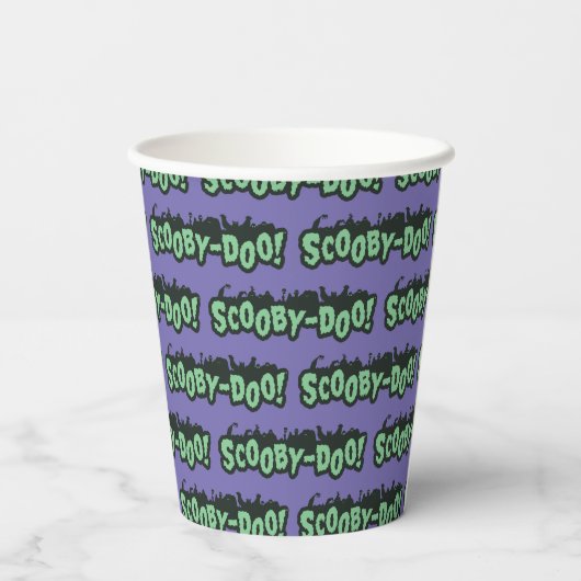 Gobelets En Papier Scooby-Doo ! Logo Monster Silhouette (Verso)