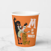 Gobelets En Papier Scooby-Doo | M est pour Monster (Recto)