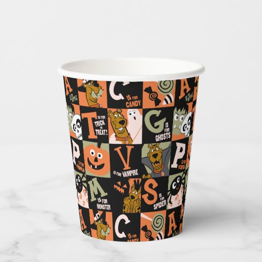 Gobelets En Papier Scooby-Doo | Motif Halloween (Verso)