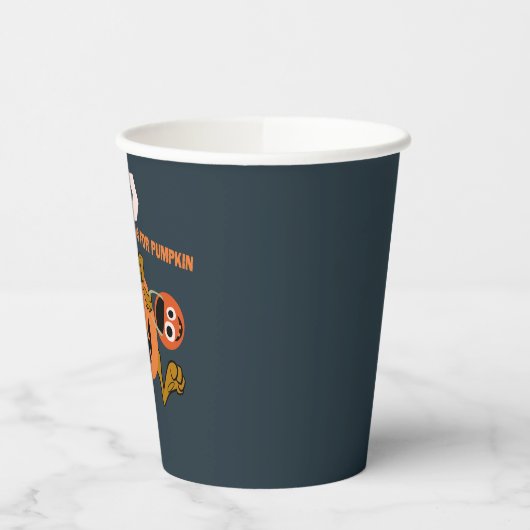 Gobelets En Papier Scooby-Doo | P est pour le Citrouille (Gauche)