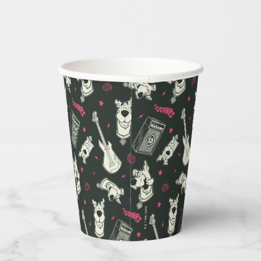 Gobelets En Papier Scooby Doo Punk Guitare et Motif Amp (Droite)