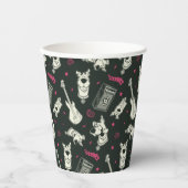 Gobelets En Papier Scooby Doo Punk Guitare et Motif Amp (Recto)