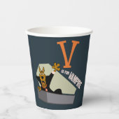 Gobelets En Papier Scooby-Doo | V est pour Vampire (Recto)