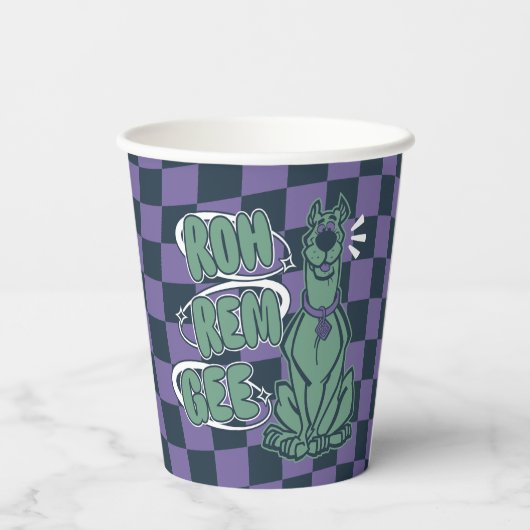 Gobelets En Papier Scooby rétro "OMG" (Verso)