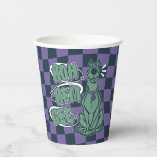 Gobelets En Papier Scooby rétro "OMG"
