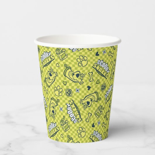 Gobelets En Papier Scooby Snacks Galore Checker Motif (Verso)