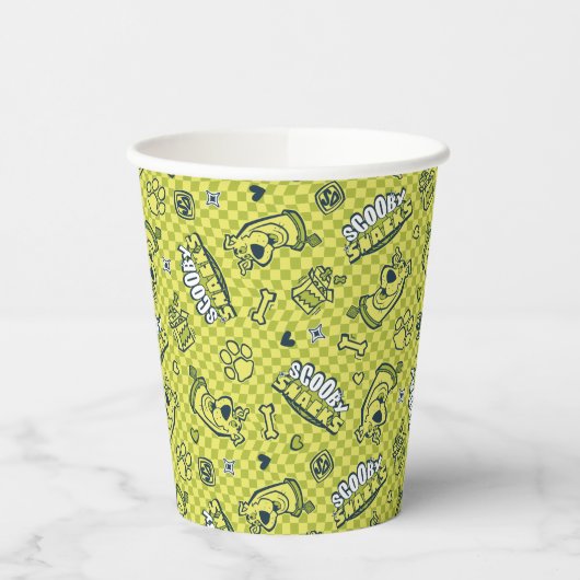 Gobelets En Papier Scooby Snacks Galore Checker Motif (Gauche)