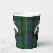 Gobelets En Papier Scottish Davidson Clan Castle Tartan (Droite)