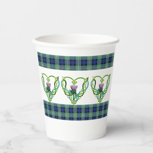 Gobelets En Papier Scottish Thistle tasse de papier (Recto)