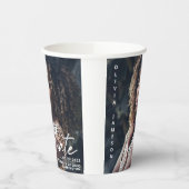 Gobelets En Papier Script manuscrit moderne | Photo (Gauche)