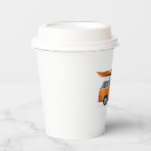 Gobelets En Papier Sea Kayak sur Orange Van (Recto)