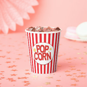 Gobelets En Papier Seau de Popcorn de Cinéma pour Films et Fêtes