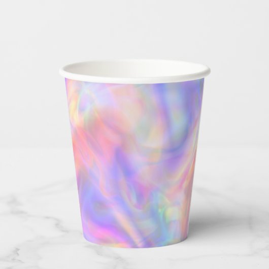 Gobelets En Papier seconde vue - holo pastel : (Verso)