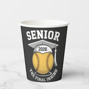 Gobelets En Papier Senior The Final Inning 2026 Softball Graduation