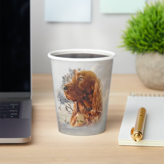 Gobelets En Papier Séparateur irlandais avec faisan (Insitu)