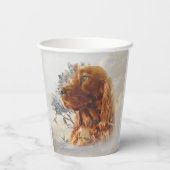 Gobelets En Papier Séparateur irlandais avec faisan (Verso)