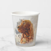 Gobelets En Papier Séparateur irlandais avec faisan (Recto)