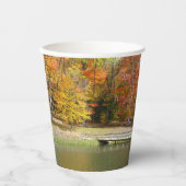 Gobelets En Papier Sept sources Pont d'automne III Paysage d'automne (Recto)
