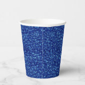 GOBELETS EN PAPIER SÉQUINS BLEUS COUPES DE FÊTE PAPIER (Droite)