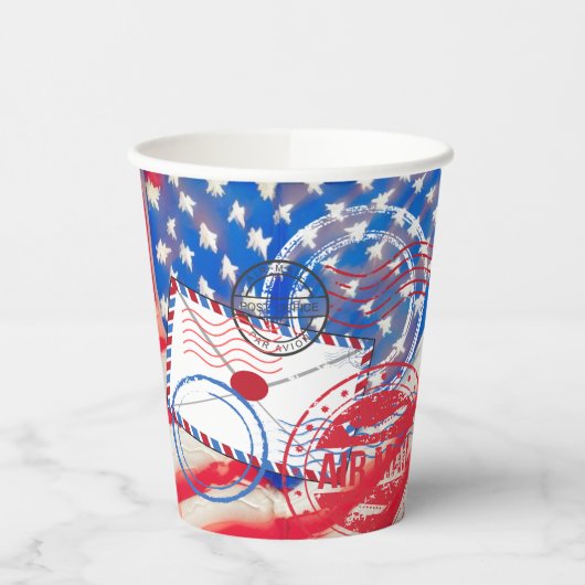 Gobelets En Papier Service postal (Gauche)