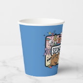 Gobelets En Papier Sésame Sésame | Sesame Pals signe de Doodle (Recto)