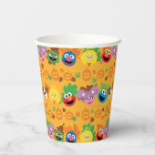 Gobelets En Papier Sesame Street Autumn quitte Motif (Verso)