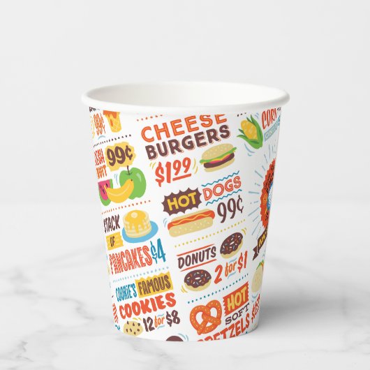 Gobelets En Papier Sesame Street Cookie Monster Foodie Camion (Verso)