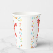 Gobelets En Papier Sesame Street Elmo | Birthday Crayon (Droite)