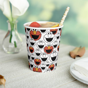 Gobelets En Papier Sesame Street Elmo - Premier Anniversaire