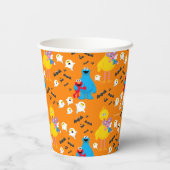 Gobelets En Papier Sesame Street Halloween chauves-souris et fantômes (Verso)
