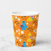 Gobelets En Papier Sesame Street Halloween chauves-souris et fantômes (Recto)