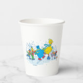 Gobelets En Papier Sesame Street | Ice Skating Friends (Verso)